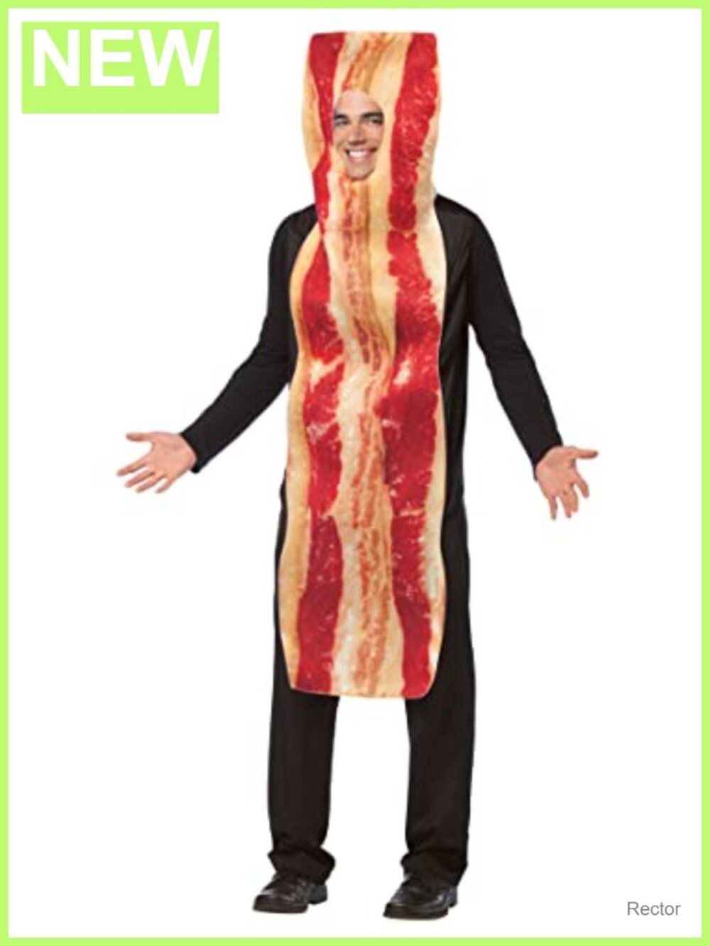 Bacon Strip Foam Tunic Costume, One Size Fits Adults